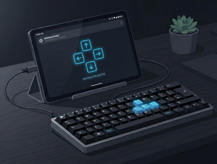 Android keyboard remapping: AltGr+IJKL as arrow keys (with Ctrl combos) image